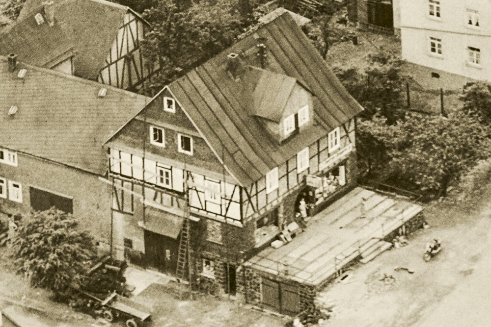 Dachdeckers Haus früher